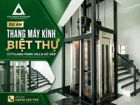 Lắp Đặt Thang Máy Kính Biệt Thự Cityland Park Hills Gò Vấp