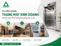 Tư vấn chọn thang máy kinh doanh: Khách sạn, Nhà hàng & Xưởng sản xuất