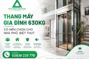 Thang Máy Gia Đình 630kg: Có Nên Chọn Cho Nhà Phố, Biệt Thự?