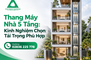 Thang Máy Nhà 5 Tầng: Kinh Nghiệm Chọn Tải Trọng Phù Hợp