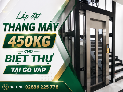 Lắp đặt thang máy biệt thự tại Gò Vấp