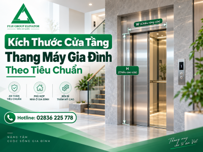 Kích Thước Cửa Tầng Thang Máy Gia Đình Theo Tiêu Chuẩn