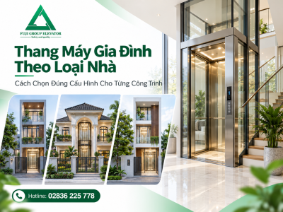Thang Máy Gia Đình Theo Loại Nhà: Cách Chọn Đúng Cấu Hình Cho Từng Công Trình