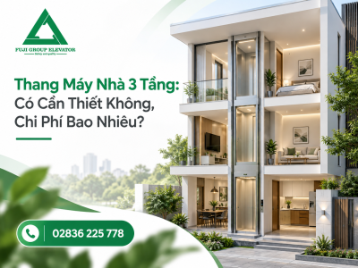 Thang Máy Nhà 3 Tầng: Có Cần Thiết Không, Chi Phí Bao Nhiêu?