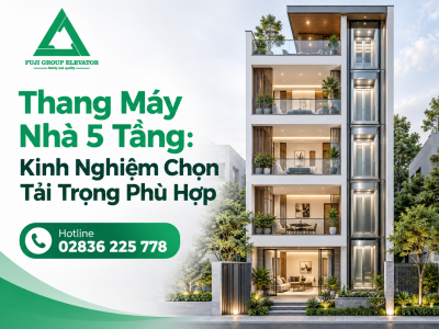 Thang Máy Nhà 5 Tầng: Kinh Nghiệm Chọn Tải Trọng Phù Hợp
