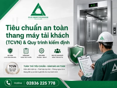 Tiêu chuẩn an toàn thang máy tải khách (TCVN) & Quy trình kiểm định