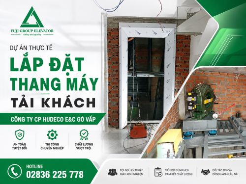 Lắp Đặt Thang Máy Tải Khách Công Ty CP HUDECO E&C Gò Vấp
